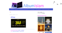 Desktop Screenshot of albumislam.com