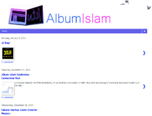Tablet Screenshot of albumislam.com